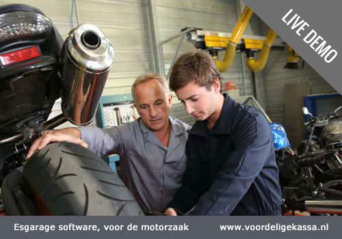 Garage software voor autobedrijven en fietsen winkels